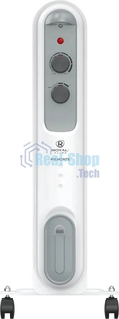 Обогреватель масляный Royal Clima ROR-P5-1000M (5 секций) белый, 1000 Вт, 10 м2, термостат