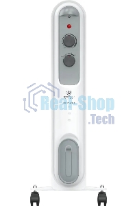 Обогреватель масляный Royal Clima ROR-P5-1000M (5 секций) белый, 1000 Вт, 10 м2, термостат