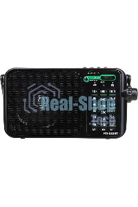 Радиоприемник портативный Сигнал РП-233BT черный USB microSD