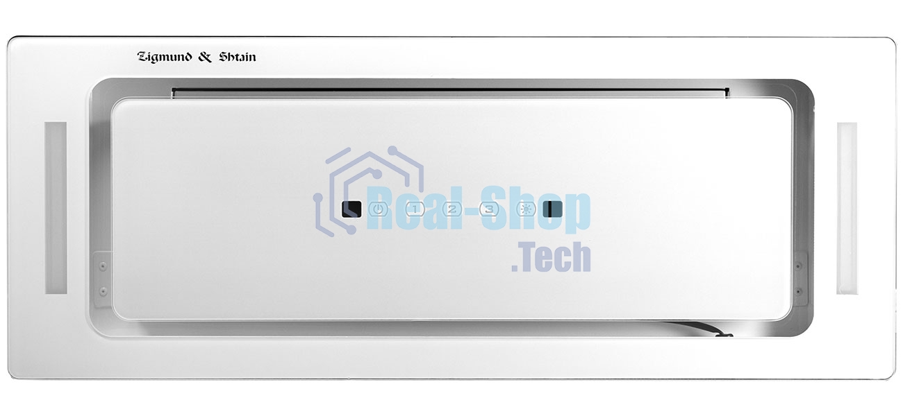 Вытяжка встраиваемая Zigmund & Shtain K 014.7 W белый, 72 см, 1100 куб. м/ч, 62 дБ