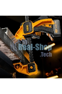 Струбцина Denzel F-образная, быстрозажимная, 300 х 80 мм, усиленный нейлоновый корпус