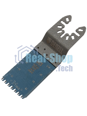 Насадка для МФИ Denzel режущая пазовая прямая, HCS, по дереву, ламинату, 34 х 2,5 мм, крупный зуб