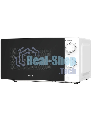 Микроволновая печь Oasis MW-70XW белый, 20 л, 700 Вт, переключатели - поворотный механизм