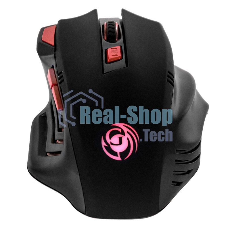 Мышь беспроводная Dialog Gan-Kata MRGK-14UR черный, 1600 dpi, радиоканал, USB, кнопки - 6