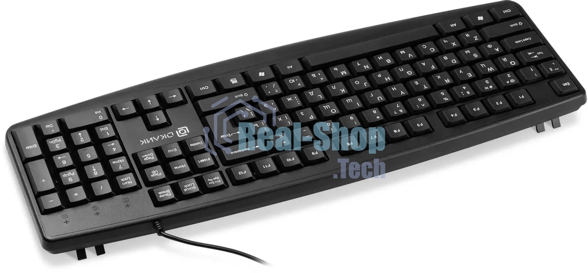 Клавиатура проводная Oklick 105M (1678092), USB, черный