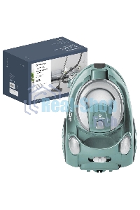 Пылесос Eurostek EVC-3007 изумрудный, 400/2600 Вт, уборка сухая, пылесборник контейнер 2.5 л