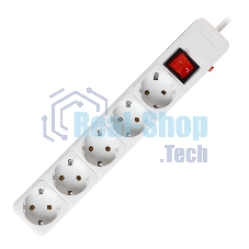 Сетевой фильтр Smartbuy (SBSP-5-30-W) 5 гн х 3,0 м белый