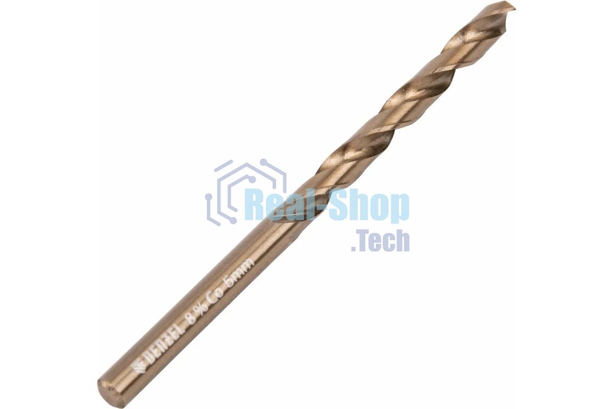 Сверло по металлу Denzel 5 мм, HSS Co-8%