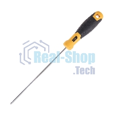 Крестовая отвертка Deli DL633150 PH0x150мм Материал: CR-V. Двухкомпонентная ручка. Хромированная.