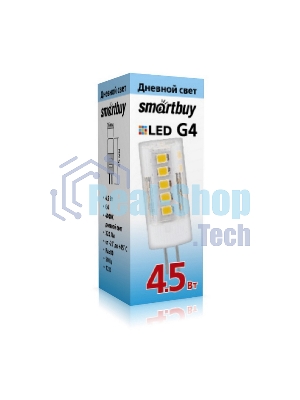 Светодиодная LED лампа Smartbuy G44,5W/4000/G4 (SBL-G4 4_5-40K)