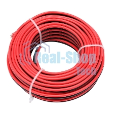 Акустический кабель Cablexpert CC-TC2Lx0.75-10M, 2x0.75мм2, 10м, черно-красный, пакет