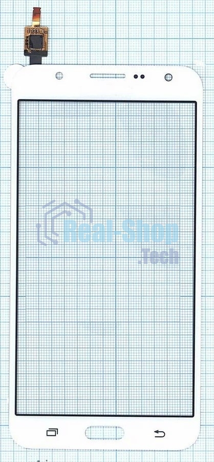 Сенсорное стекло (тачскрин) для Samsung Galaxy J7 SM-J700H, белое