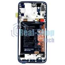 Дисплей для Huawei Honor 9X Pro в сборе с тачскрином, панелью и аккумулятором (SP 02353HAD), синий
