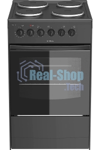 Плита электрическая Darina S EM 341 404 At антрацит/черный, конфорок 4 шт, духовка 50 л, 50 см x 85 см x 56 см