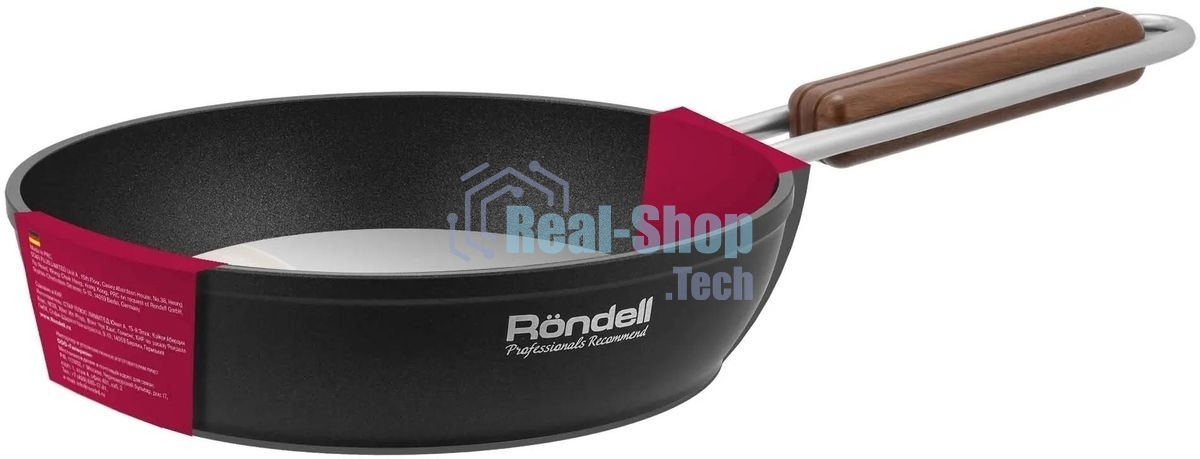 Сковорода Rondell Fjord RDA-1796, 28 см, без крышки, черный