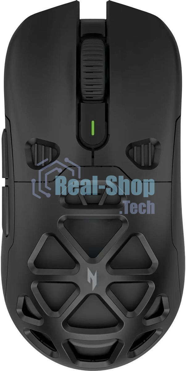 Мышь беспроводная Acer Nitro OMR404 черный, 6400 dpi, радиоканал, Bluetooth, USB, кнопки - 6