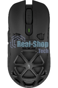 Мышь беспроводная Acer Nitro OMR404 черный, 6400 dpi, радиоканал, Bluetooth, USB, кнопки - 6