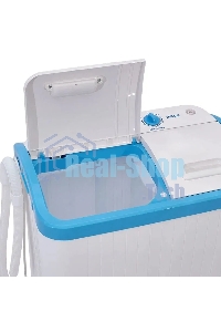 Стиральная машина Фея СМП 40 Н белый/голубой, загрузка вертикальная 4 кг, 1320 об/мин, класс В