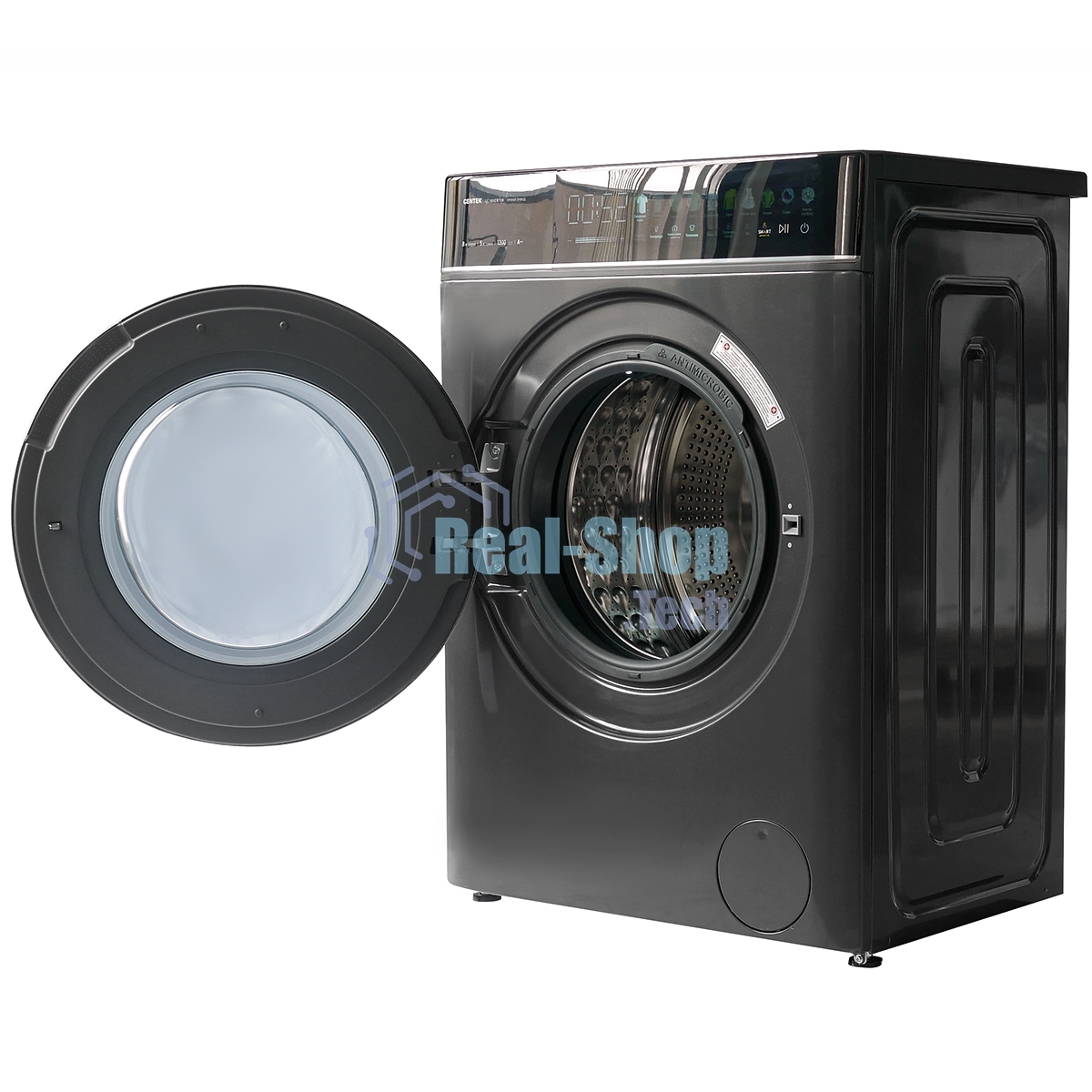 Стирально-сушильная машина Centek CT-1967 черный, загрузка фронтальная 8/5 кг, 1200 об/мин., класс: А+++р