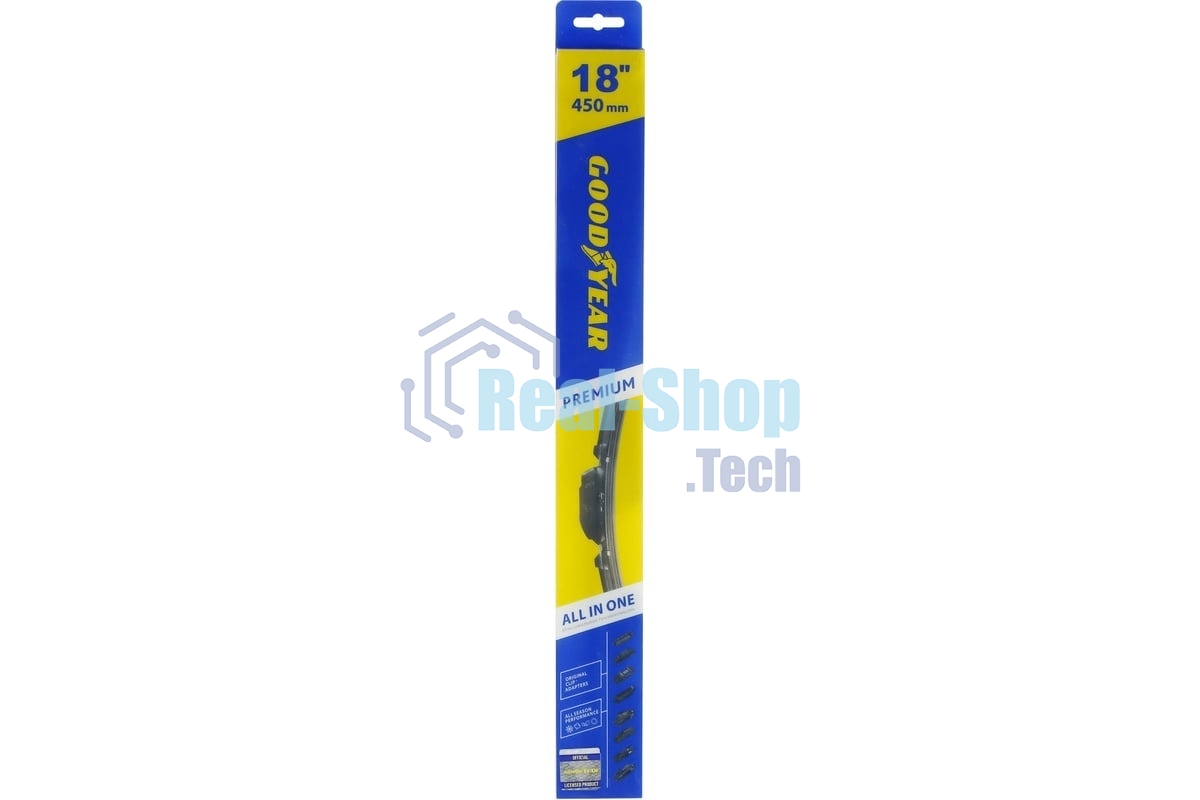 Щетка стеклоочистителя GOODYEAR GY000438 PREMIUM 18''/45 см бескаркасная
