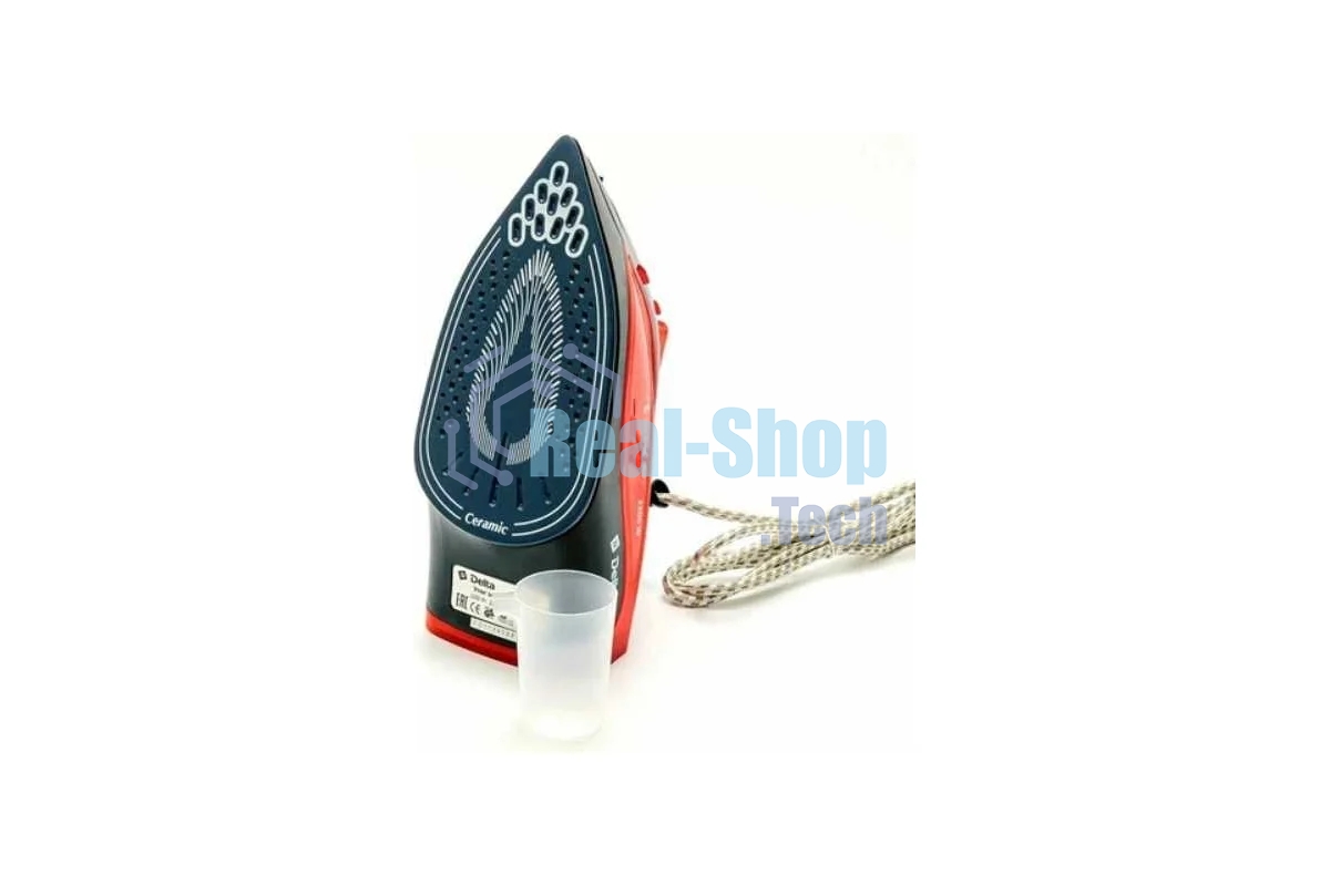 Утюг Delta DL-756 черный с красным