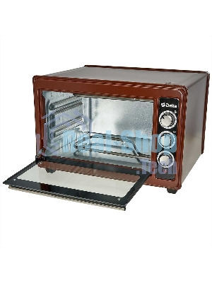 Мини-печь Delta D-0123 коречневый
