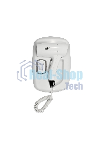 Фен для волос настенный Puff 1203B, белый, 1,2 кВт