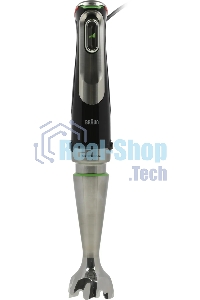 Блендер погружной Braun MQ9135XI черный/серебристый