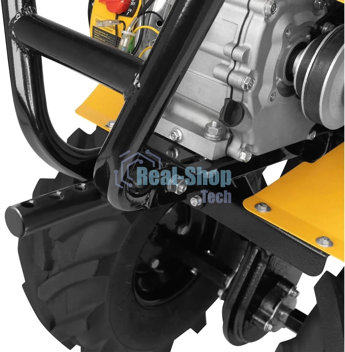 Мотоблок Denzel DPT-470S-PRO, 7 л.с., ремен.сцеп, фрез 3х4, ШОМ, передачи 4В/2Н