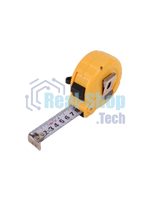 Рулетка Deli DL9075B 7,5мx25мм Метрическая. Корпус ударопрочный.