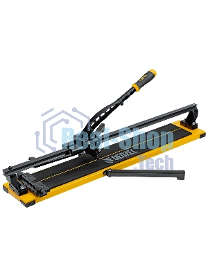 Плиткорез рельсовый Denzel 800х16мм, каретка на подш., стальная станина, усил. рукоятка-пенал