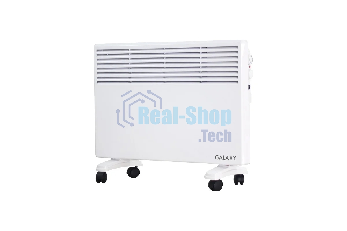 Конвектор Galaxy GL 8226 белый, 1200 Вт, 12 м2, термостат