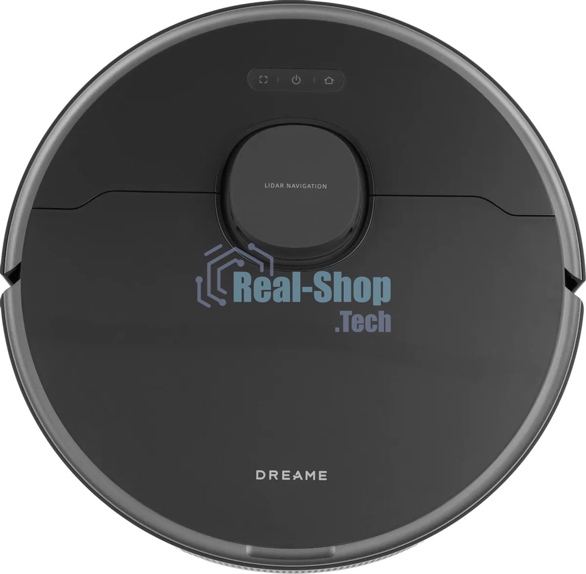 Робот-пылесос Dreame RLS6AD D10S Plus черный, 46 Вт, 5200 мА·ч Li-Ion, уборка сухая/влажная, пылесборник контейнер 0.4 л