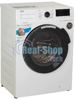 Стиральная машина Beko WSPE7H616W белый, загрузка фронтальная 7,5 кг, 1200 об/мин., класс: А