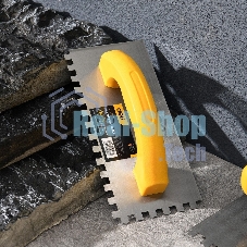 Кельма зубчатая прямоугольная Deli DL509310 230х100мм