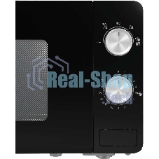 Микроволновая печь Gorenje MO20E1B черный, 20 л, 800 Вт, переключатели - поворотный механизм