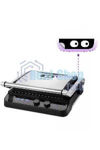 Гриль электрический Kitfort КТ-1636 1800Вт серебристый