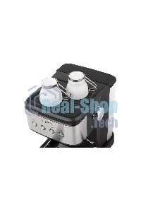 Кофеварка рожковая ENERGY EN-264R (108170) стальной/черный, исп. кофе - молотый, 1.5 л, 1100 Вт, 20 бар