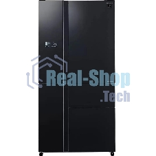 Холодильник Sharp SJWX99ABK серый, трехкамерный морозилка снизу 423/179л