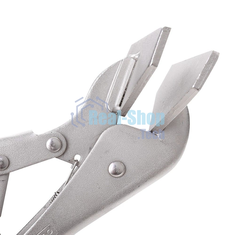 Зажимные клещи с плоскими губками Deli DL20016 250мм, регулировочный винт