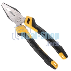 Комбинированные плоскогубцы Deli DL2008Z 200 мм, сталь CrV, прорезиненная двухкомпонентная ручка