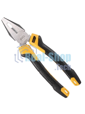 Комбинированные плоскогубцы Deli DL2008Z 200 мм, сталь CrV, прорезиненная двухкомпонентная ручка