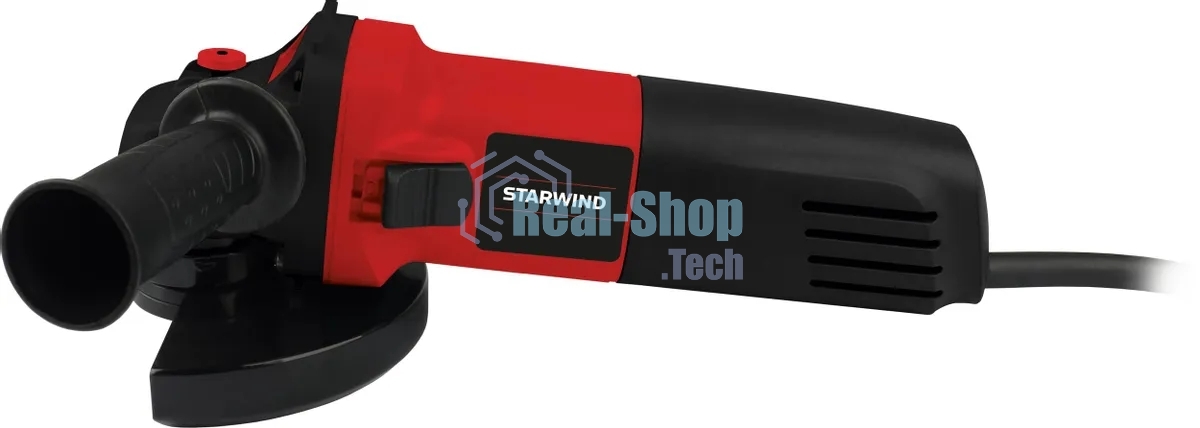 Угловая шлифовальная машина Starwind AG125E-850 850Вт 11000об/мин рез.шпин.:M14 d=125мм
