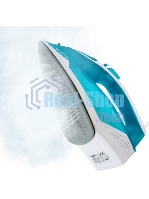 Утюг Vitek VT-8307 B синий/белый, 2400 Вт, 35 г/мин, 140 г/мин, 260 мл