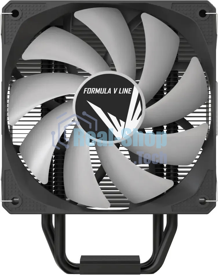 Устройство охлаждения(кулер) Formula Ice Burg ARGb Soc-AM5/AM4/1200/1700/1851 черный 4-pin 17-34dB Al+Cu 170W 552gr Ret (ICE BURG ARPW 4P BK)