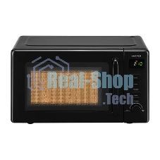 Микроволновая печь Harper HMW-20ST02 черный, 20 л, 700 Вт, переключатели - поворотный механизм/кнопки