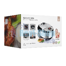 Мультиварка Galaxy Line GL 2648, серый, индукционная, объем 4 л, 1350 Вт, 11 программм