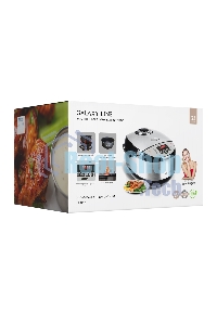 Мультиварка Galaxy Line GL 2648, серый, индукционная, объем 4 л, 1350 Вт, 11 программм