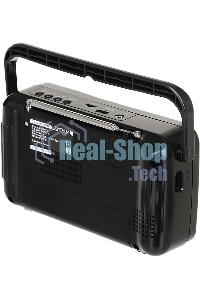 Радиоприемник портативный Сигнал РП-233BT черный USB microSD