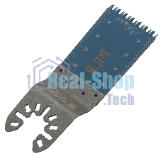 Насадка для МФИ Denzel режущая пазовая прямая, HCS, по дереву, ламинату, 34 х 2,5 мм, крупный зуб